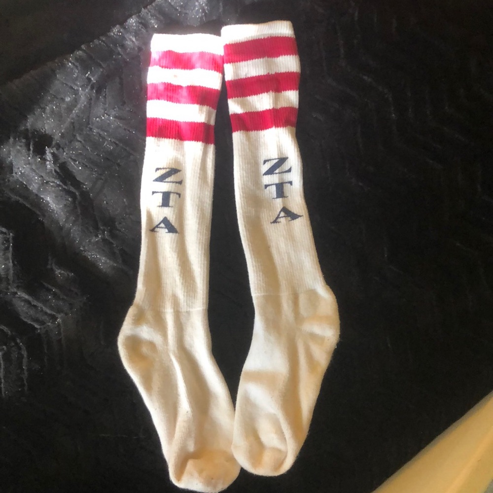 ZTA Zeta Tau Alpha Knee High Socks